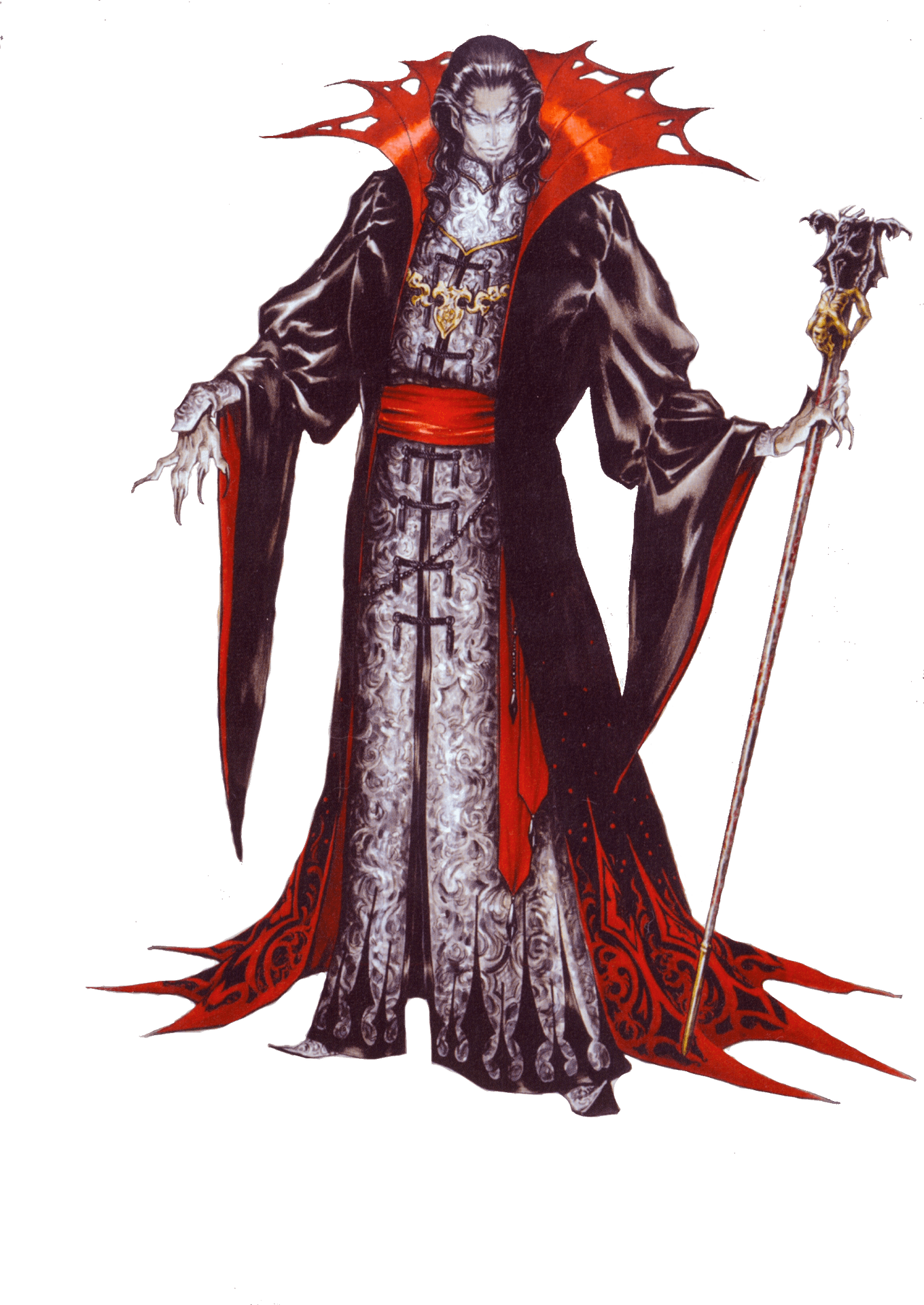 Gothic Dracula Illustration PNG