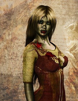 Gothic Fantasy Artwork Woman PNG