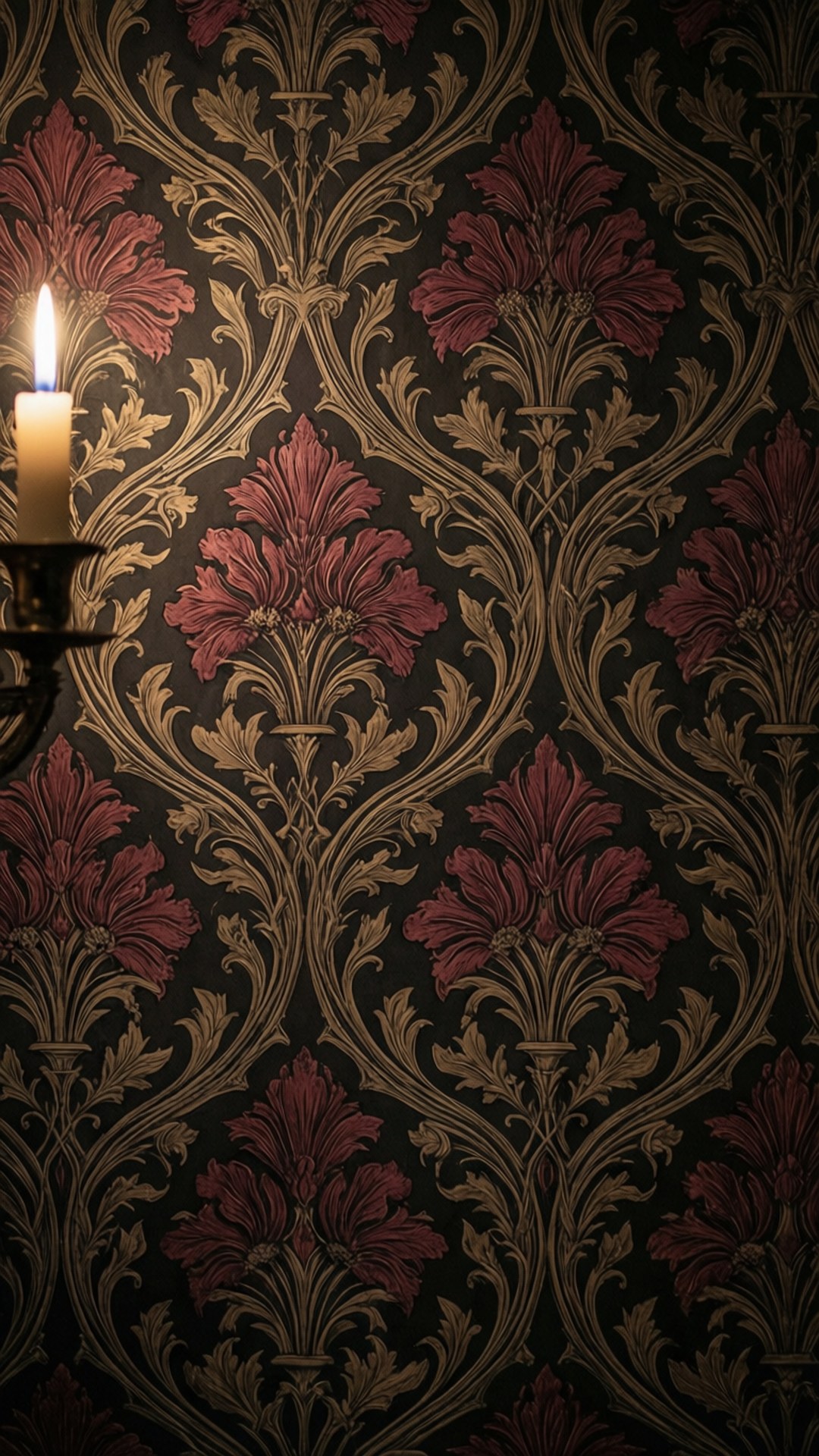 Gotisk blomsterslyng Wallpapers