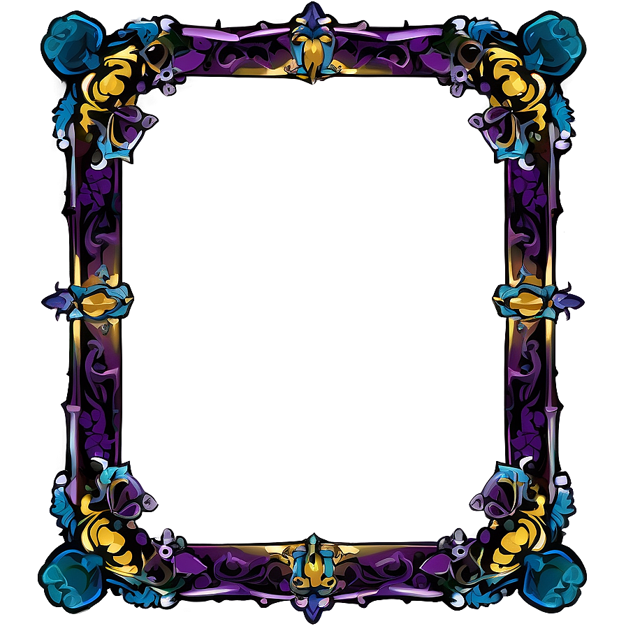 Gothic Frame Border Png Tmr44 PNG