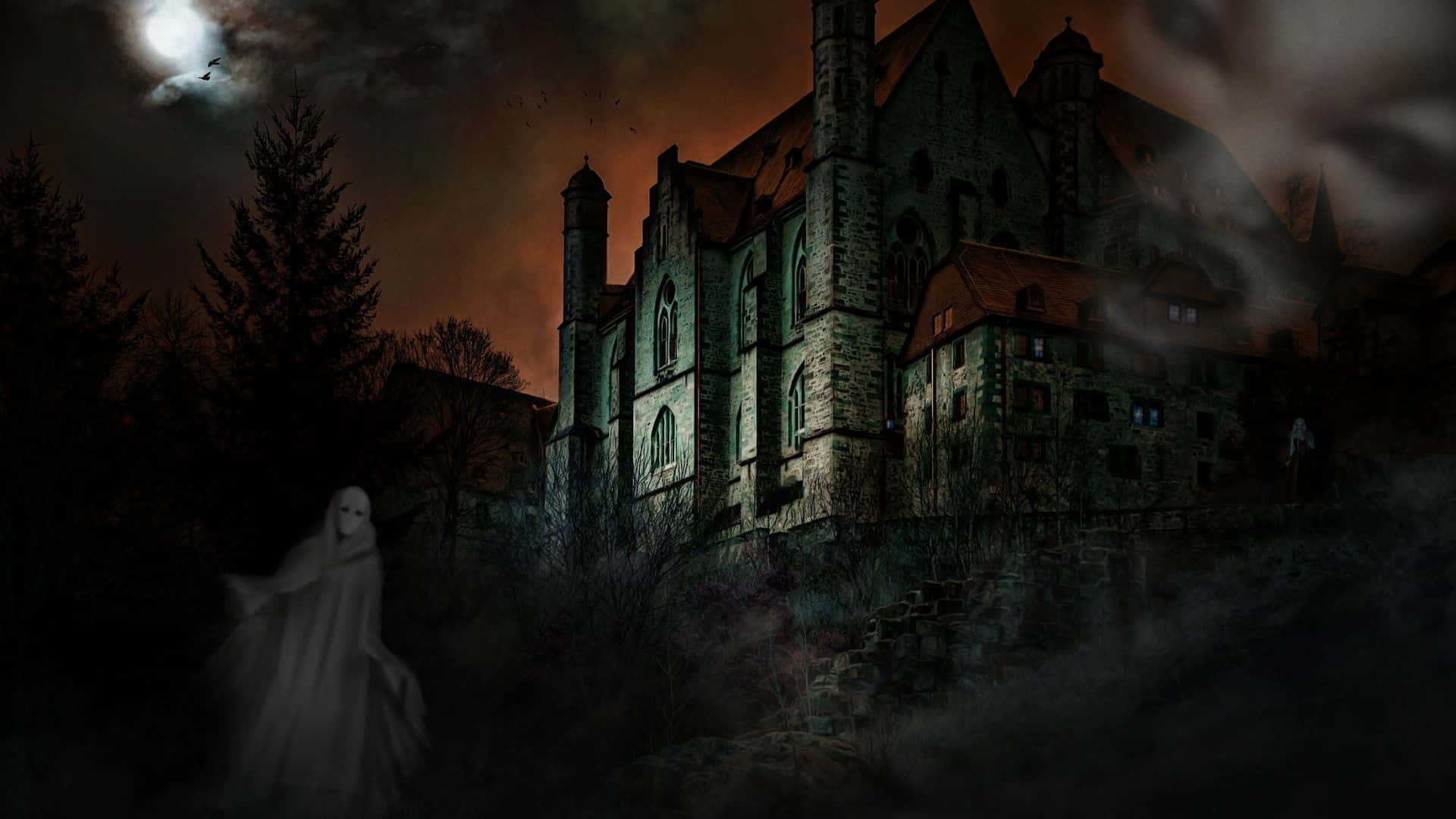 Gothic_ Haunt_ Night_ Scene.jpg Wallpaper