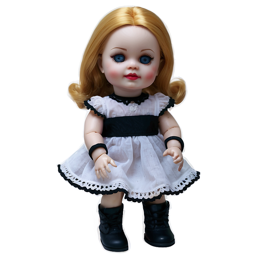 Gothic Haunted Doll Png 06252024 PNG