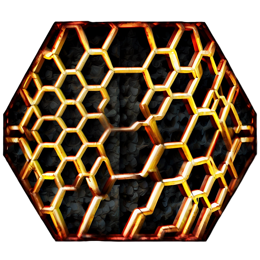 Gothic Hexagon Pattern Png Qdk PNG