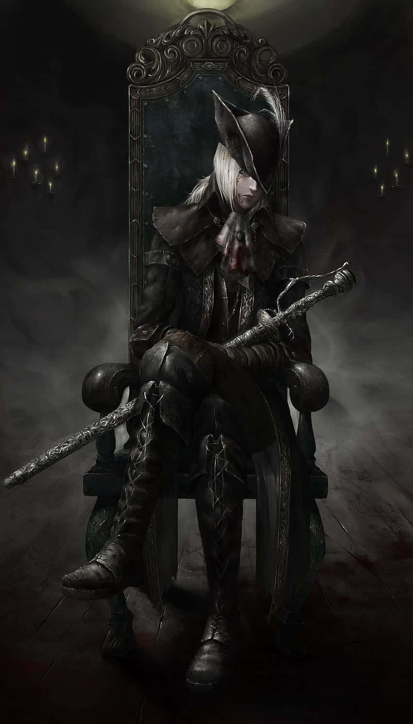 Gothic_ Hunter_ Throne_ Artwork Wallpaper