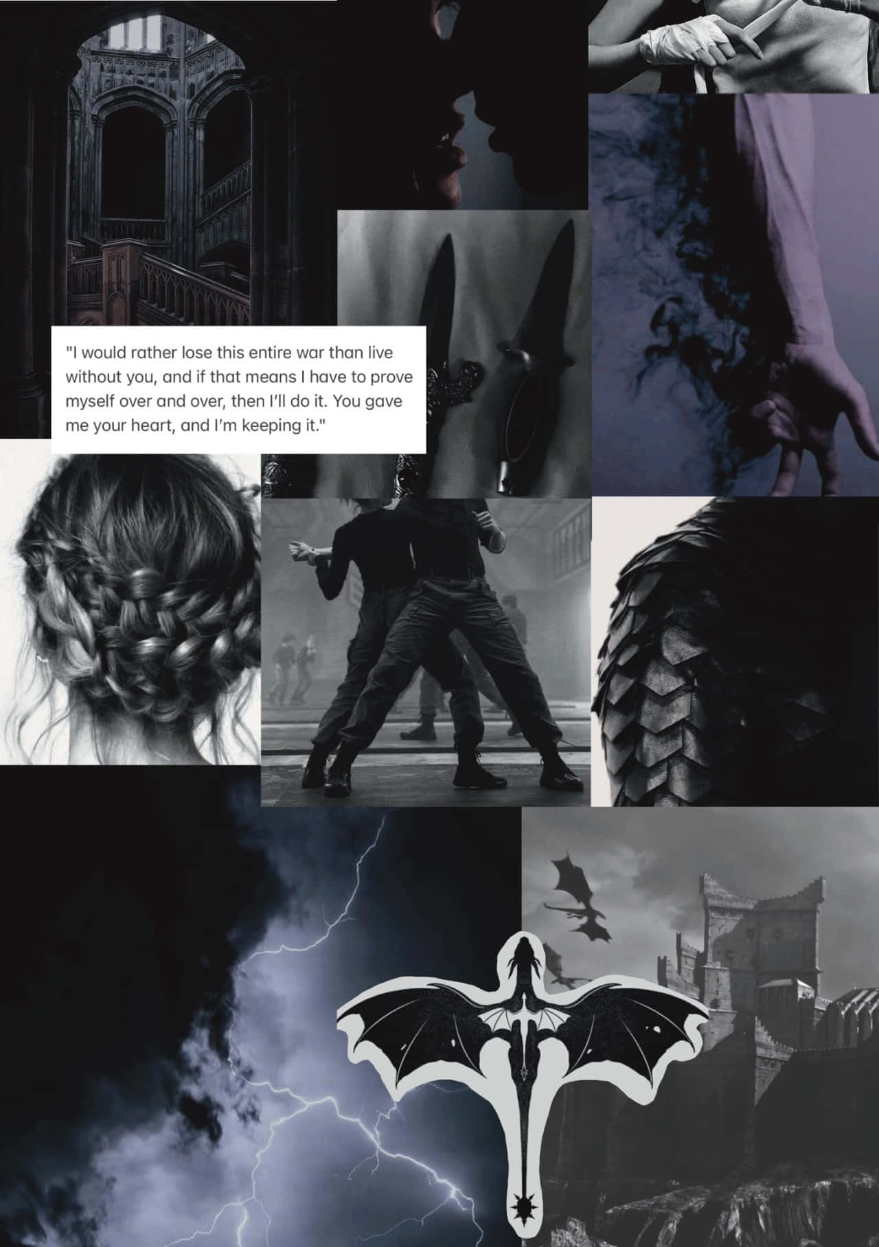 Gothic Love War Collage Wallpaper