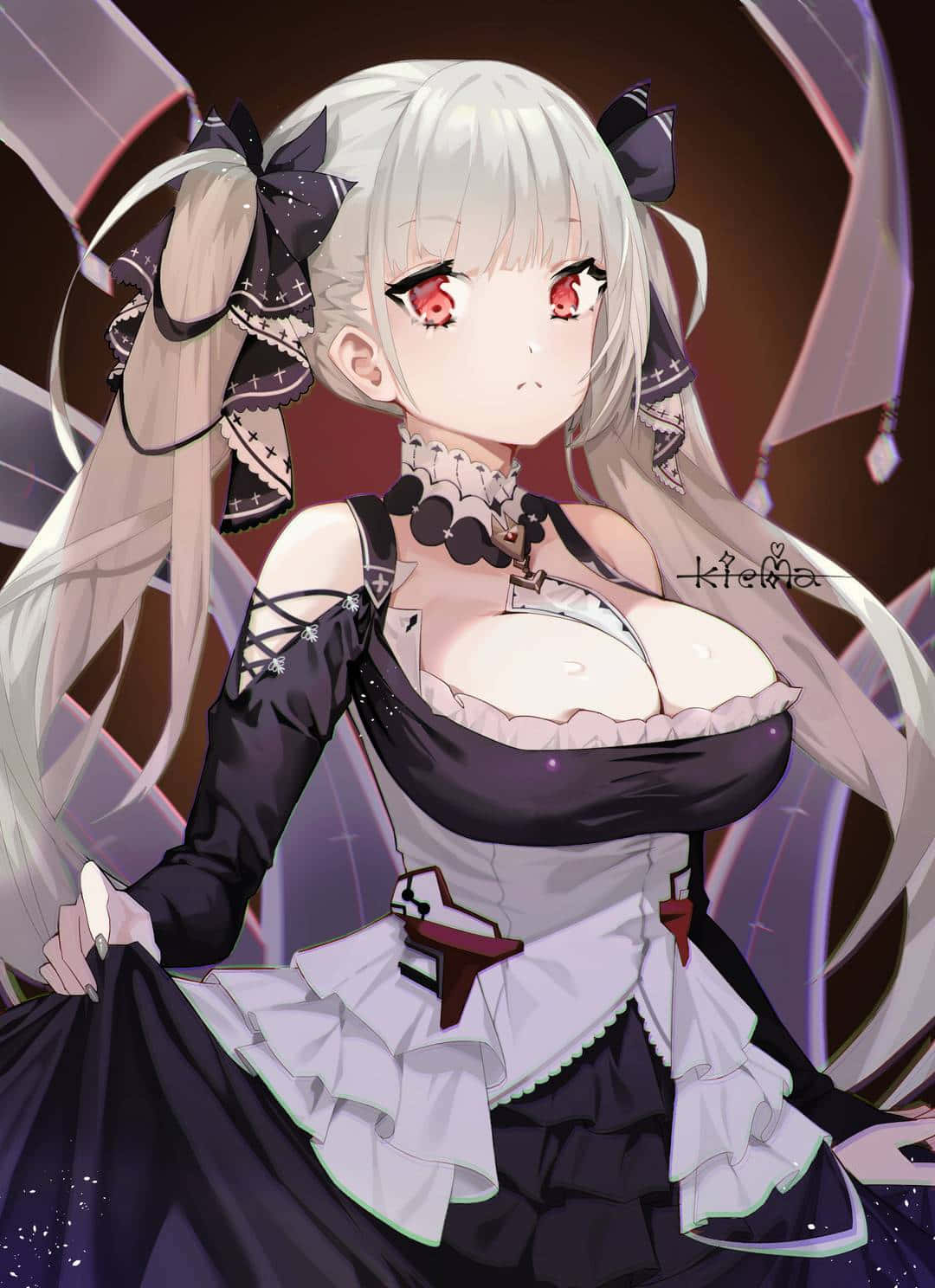 Gothic Maid Anime Art Wallpaper