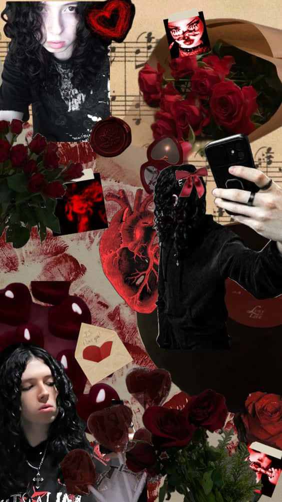 Gothic_ Romance_ Collage Wallpaper
