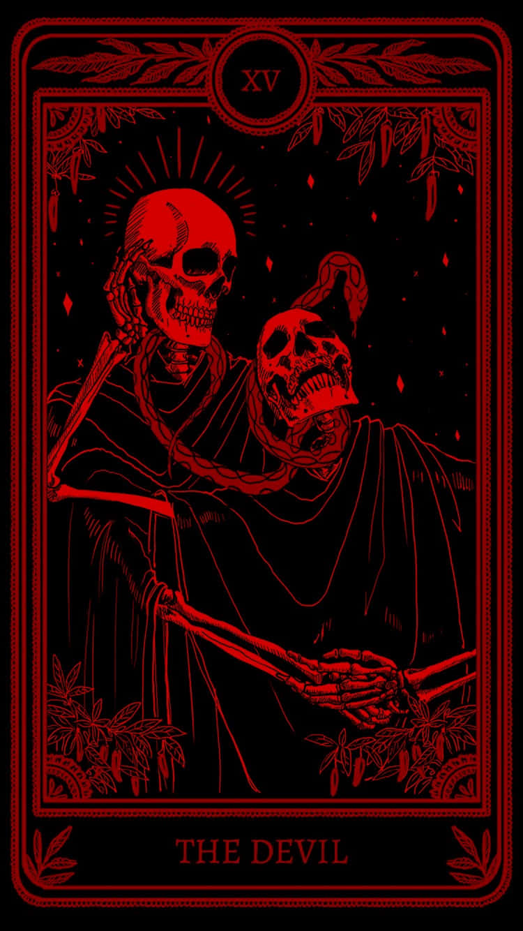 Gothic Tarot Card The Devil Wallpaper