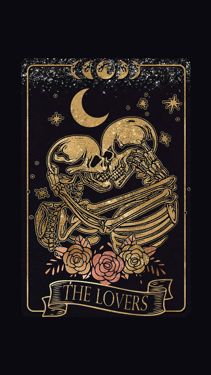 Gothic Tarot The Lovers Card Wallpaper