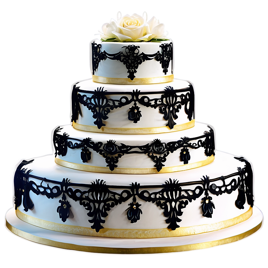 Gothic Wedding Cake Png 8 PNG