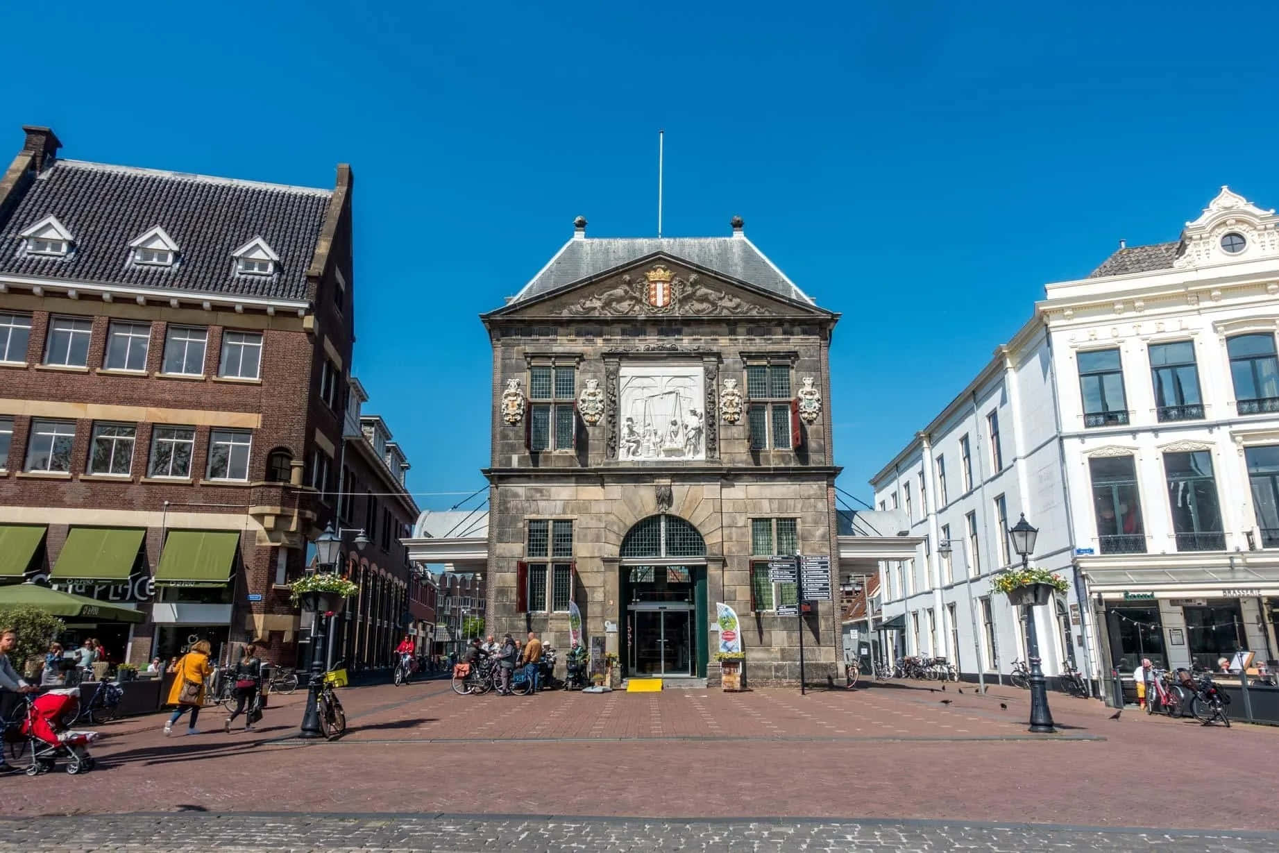 Gouda City Hall Netherlands Wallpaper