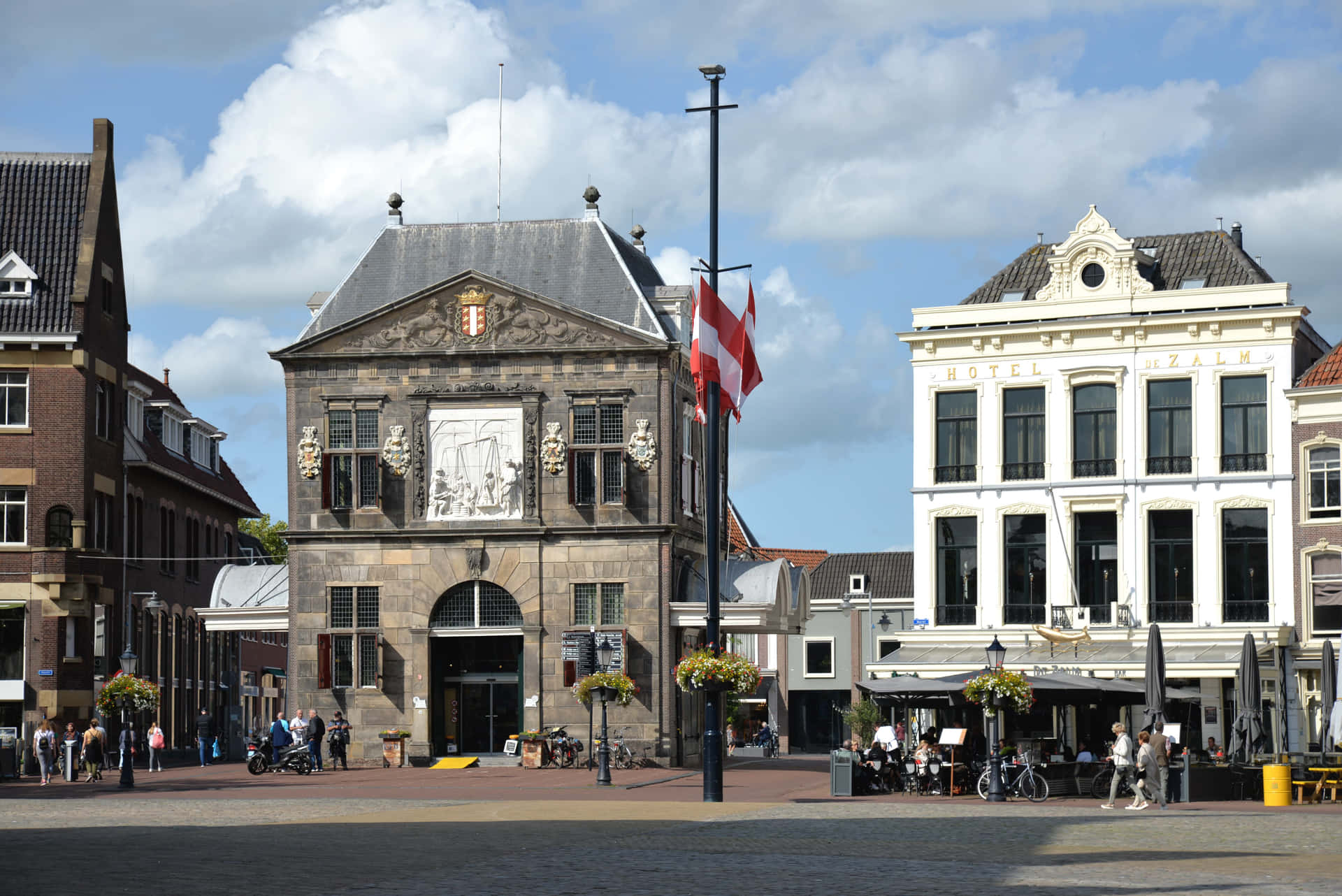 Gouda Historic City Halland Hotel De Zalm Wallpaper