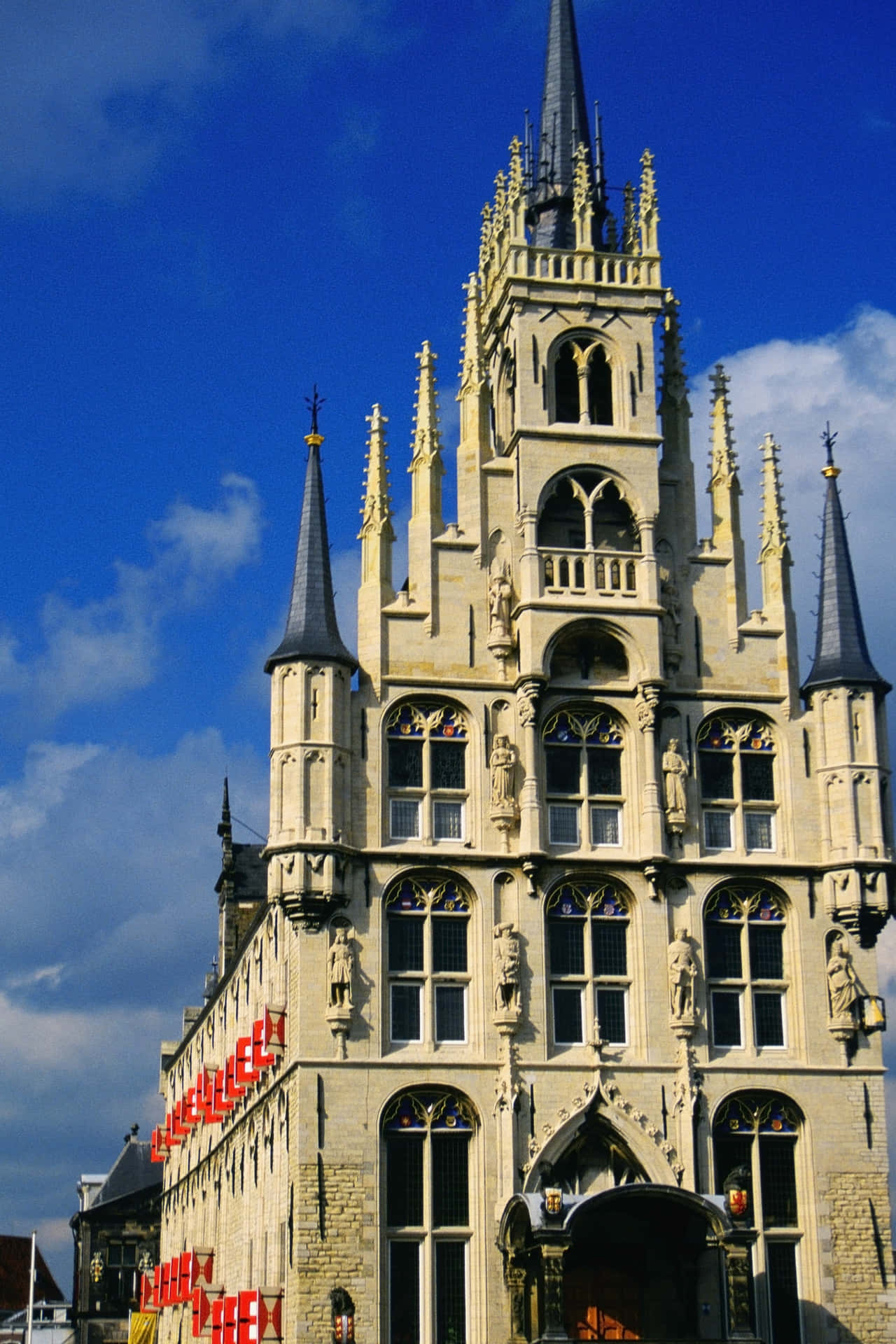 Gouda Town Hall Netherlands Wallpaper