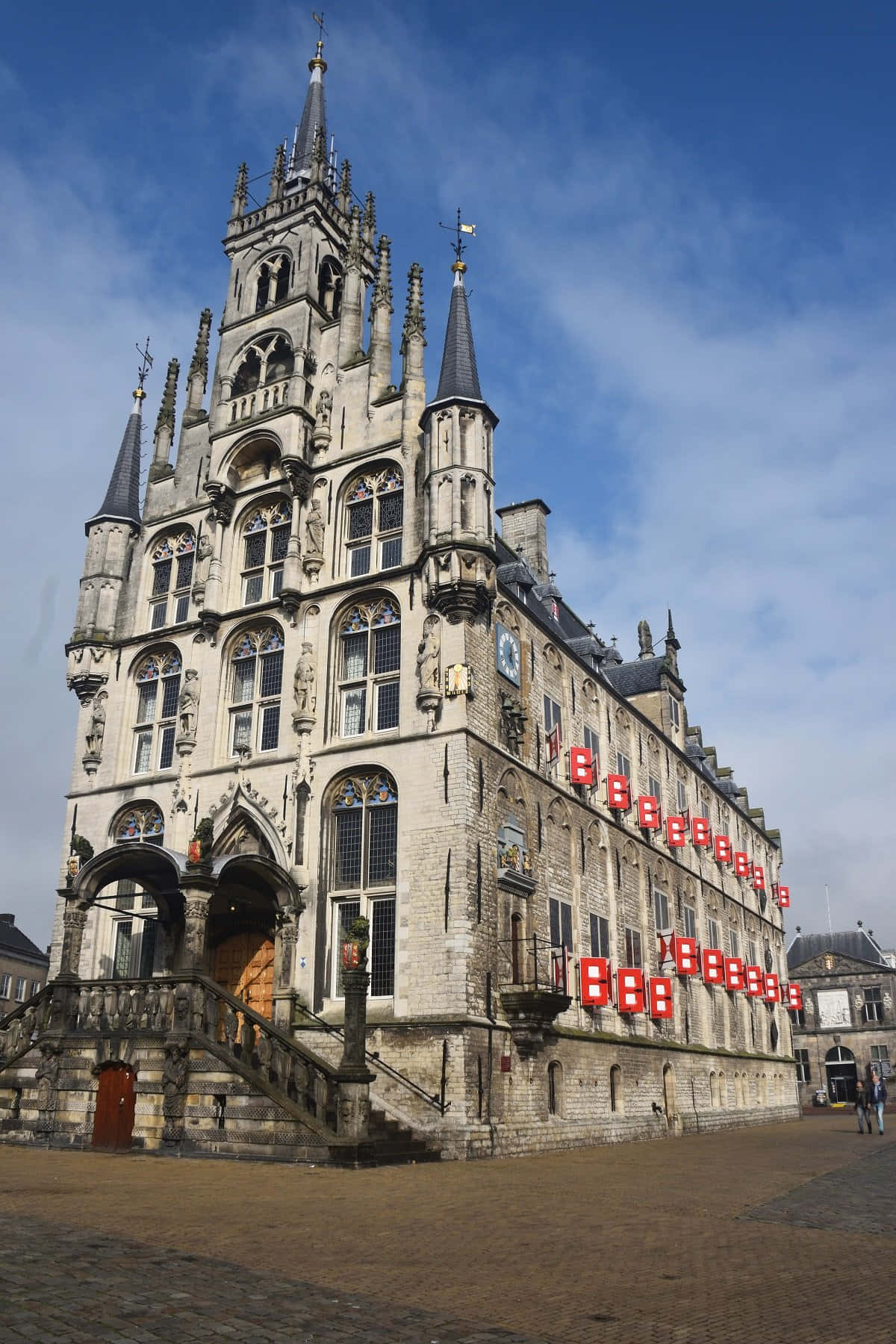 Gouda Town Hall Netherlands Wallpaper