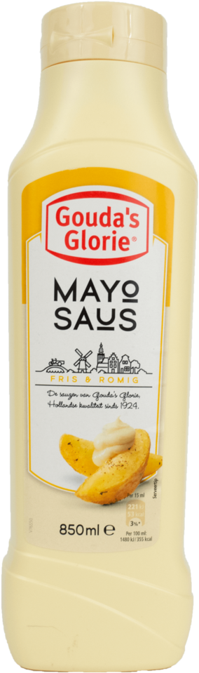 Goudas Glorie Mayo Saus Bottle850ml PNG