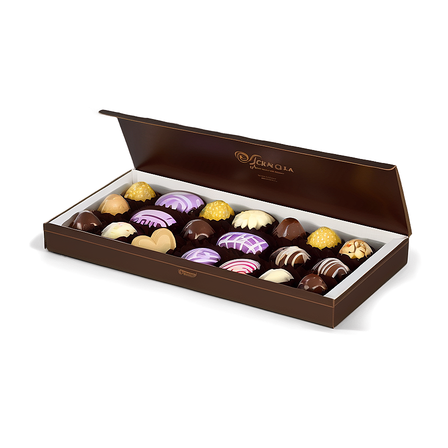 Gourmet Chocolate Box Png 73 PNG