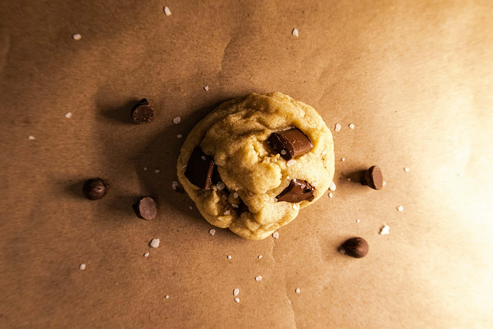 Gourmet Chocolate Chip Cookie Wallpaper