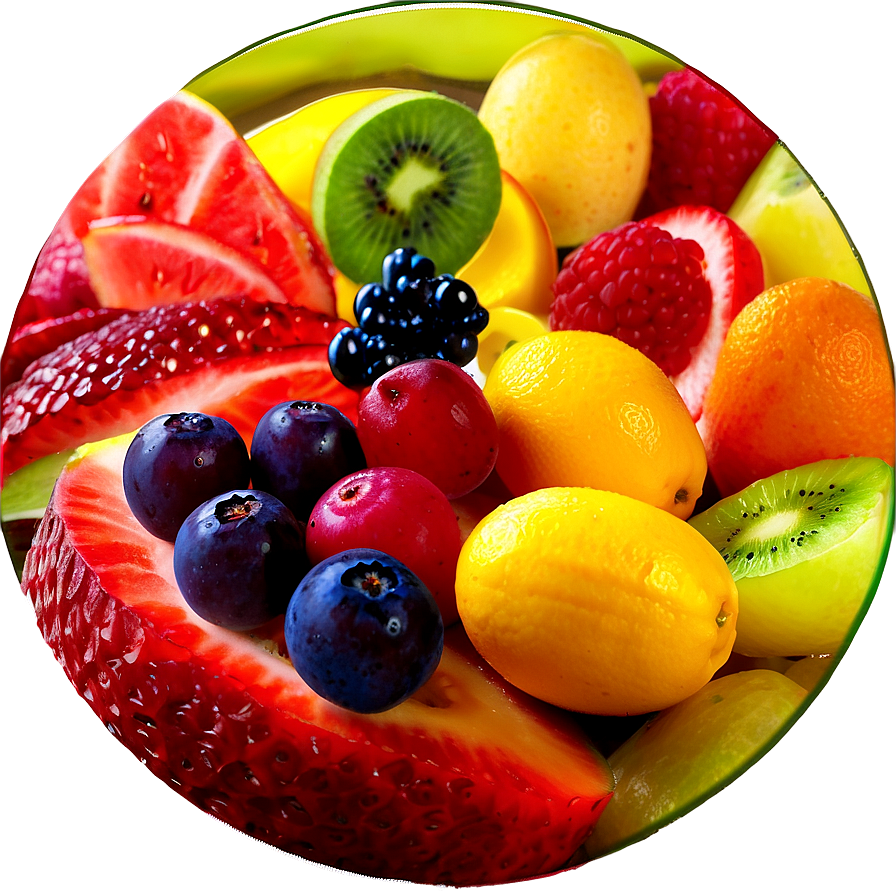 Gourmet Fruit Presentation Png 06132024 PNG