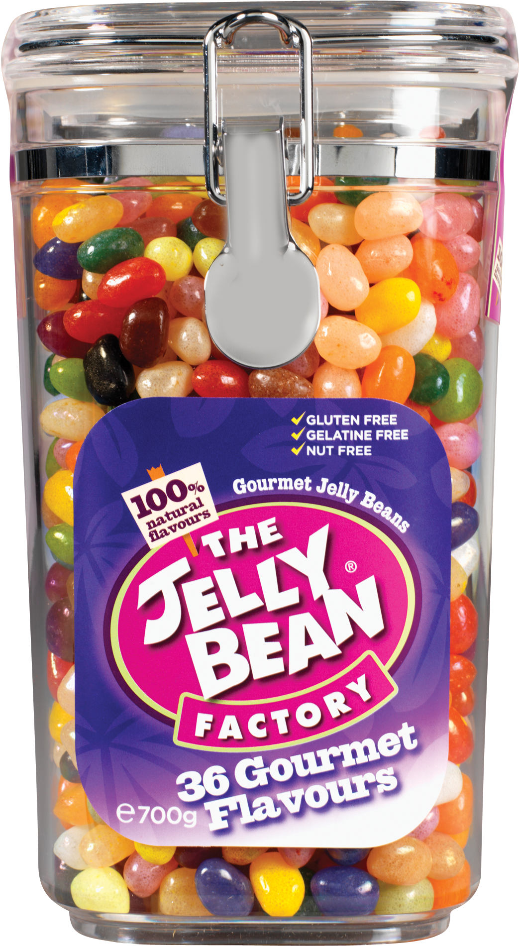 Gourmet Jelly Beans Container PNG