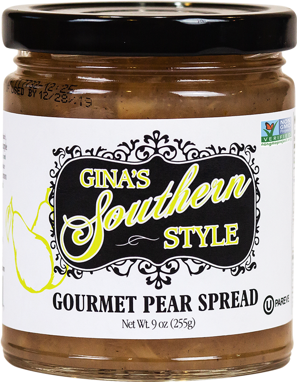Gourmet Pear Spread Jar PNG