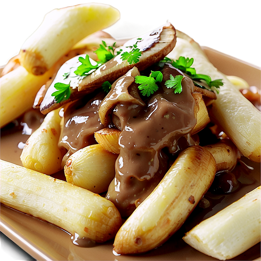 Gourmet Poutine With Mushroom Gravy Png 39 PNG