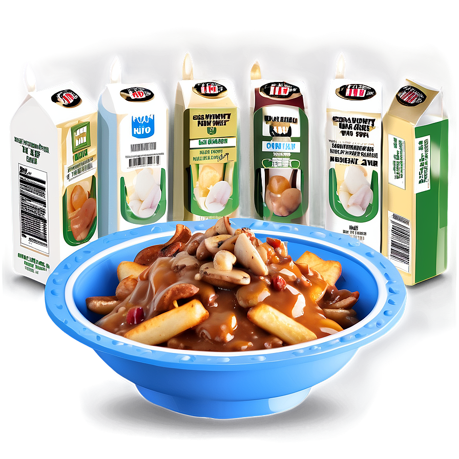 Gourmet Poutine With Mushroom Gravy Png 54 PNG