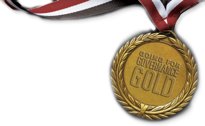 Governance Gold Medal Award PNG