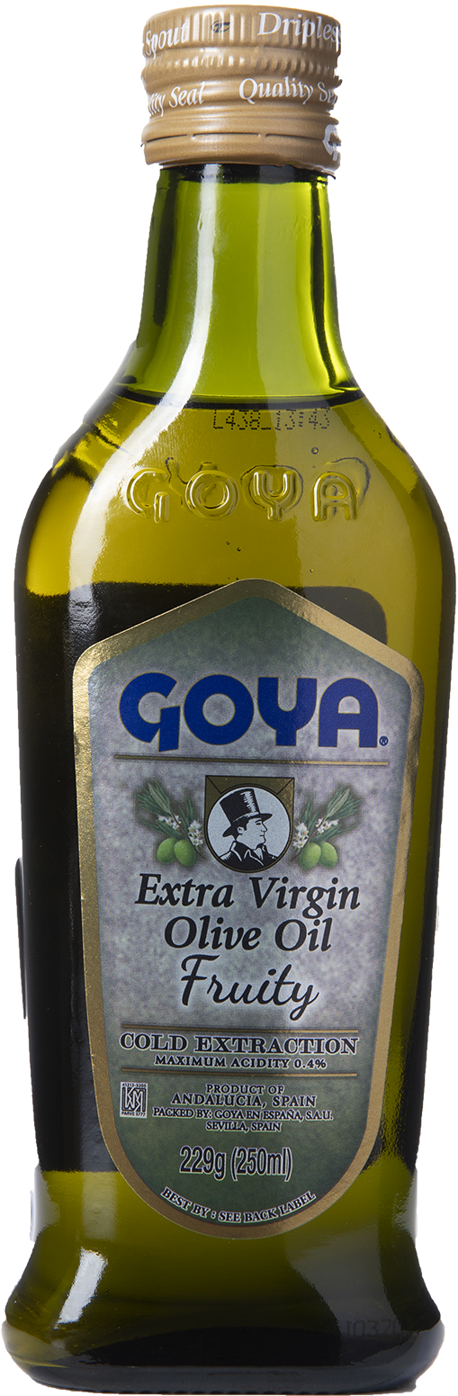 Goya Extra Virgin Olive Oil Bottle PNG