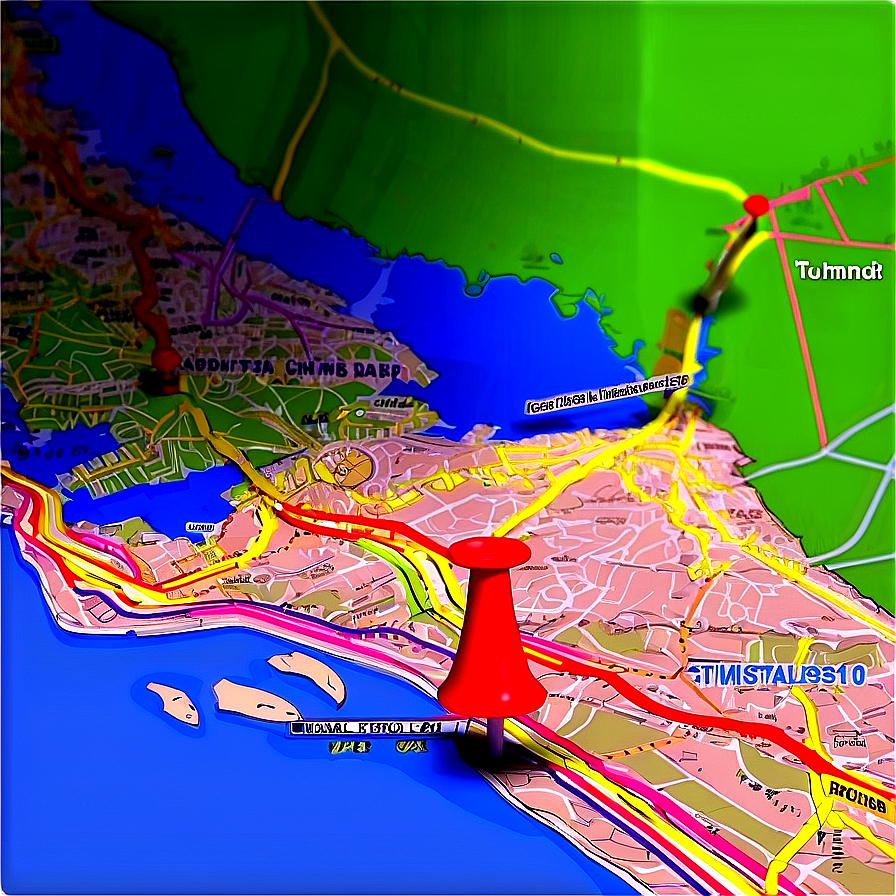 Gps Road Map Png 06202024 PNG