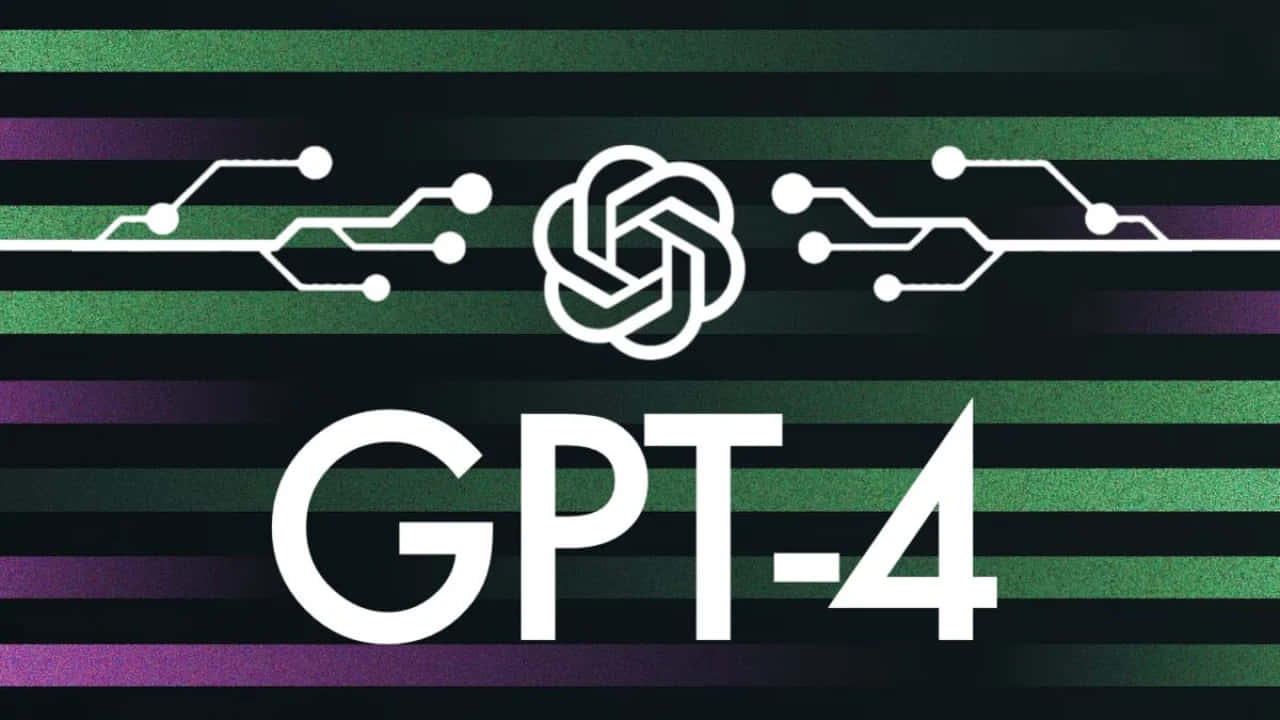 GPT-4 Artificial Intelligence Concept Wallpaper