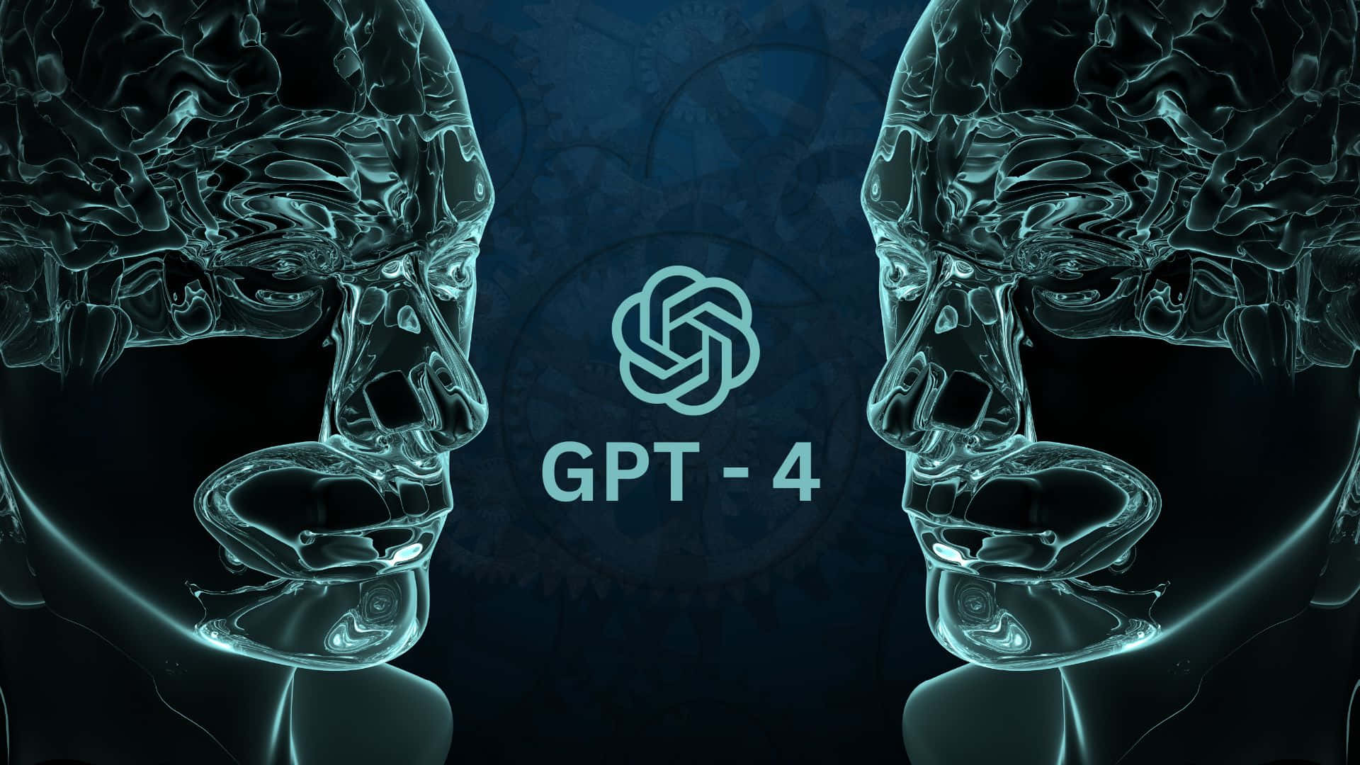 GPT-4 AI Technology Conceptual Illustration Wallpaper