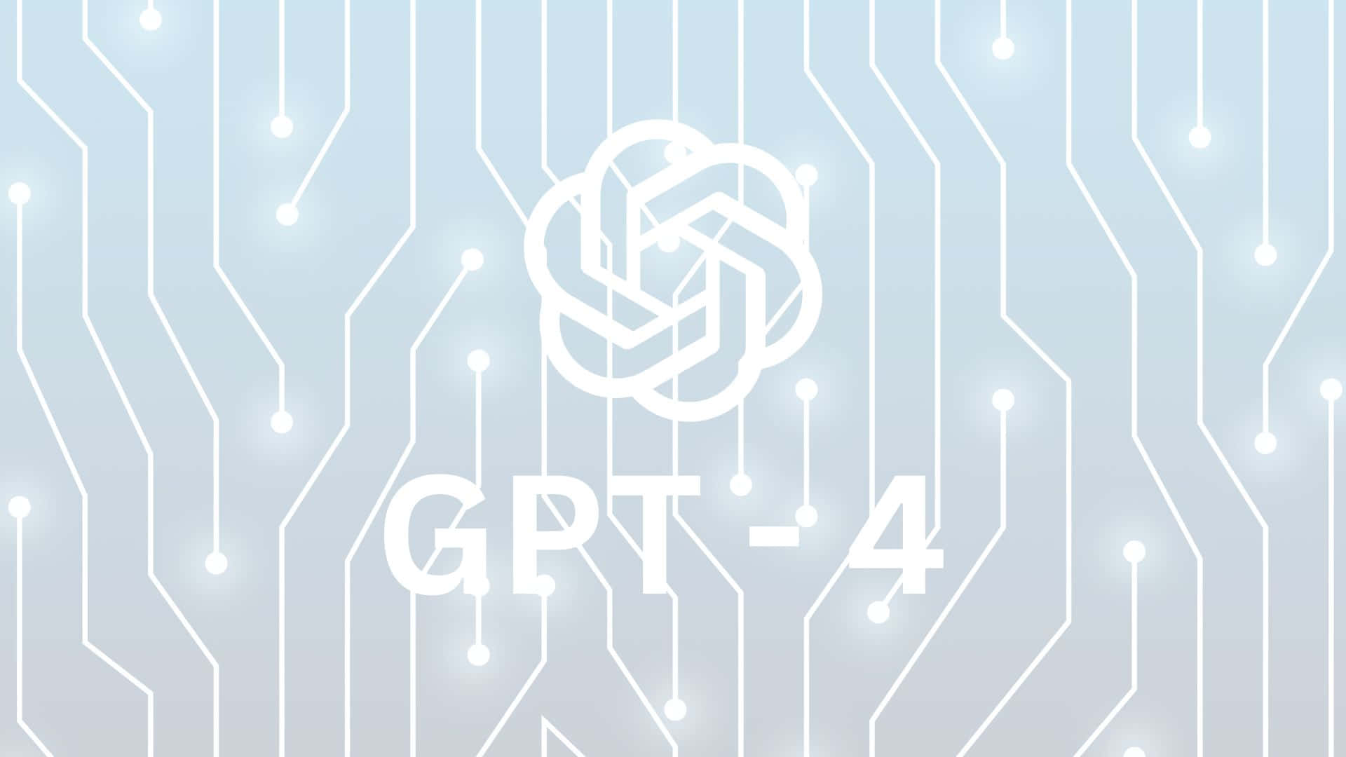 GPT-4 AI Model Code Visualization Wallpaper