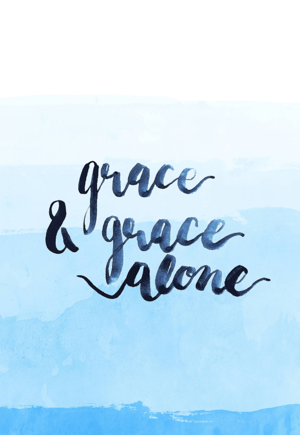 Grace And Grace Alone Christian Iphone Wallpaper