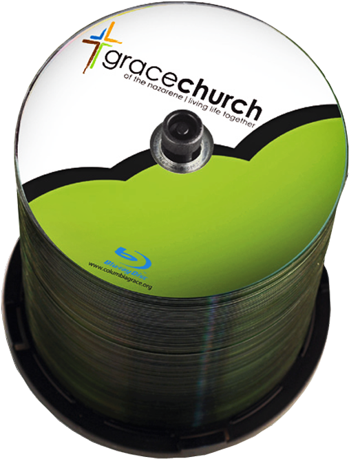 Grace Church Blu Ray Disc Stack PNG