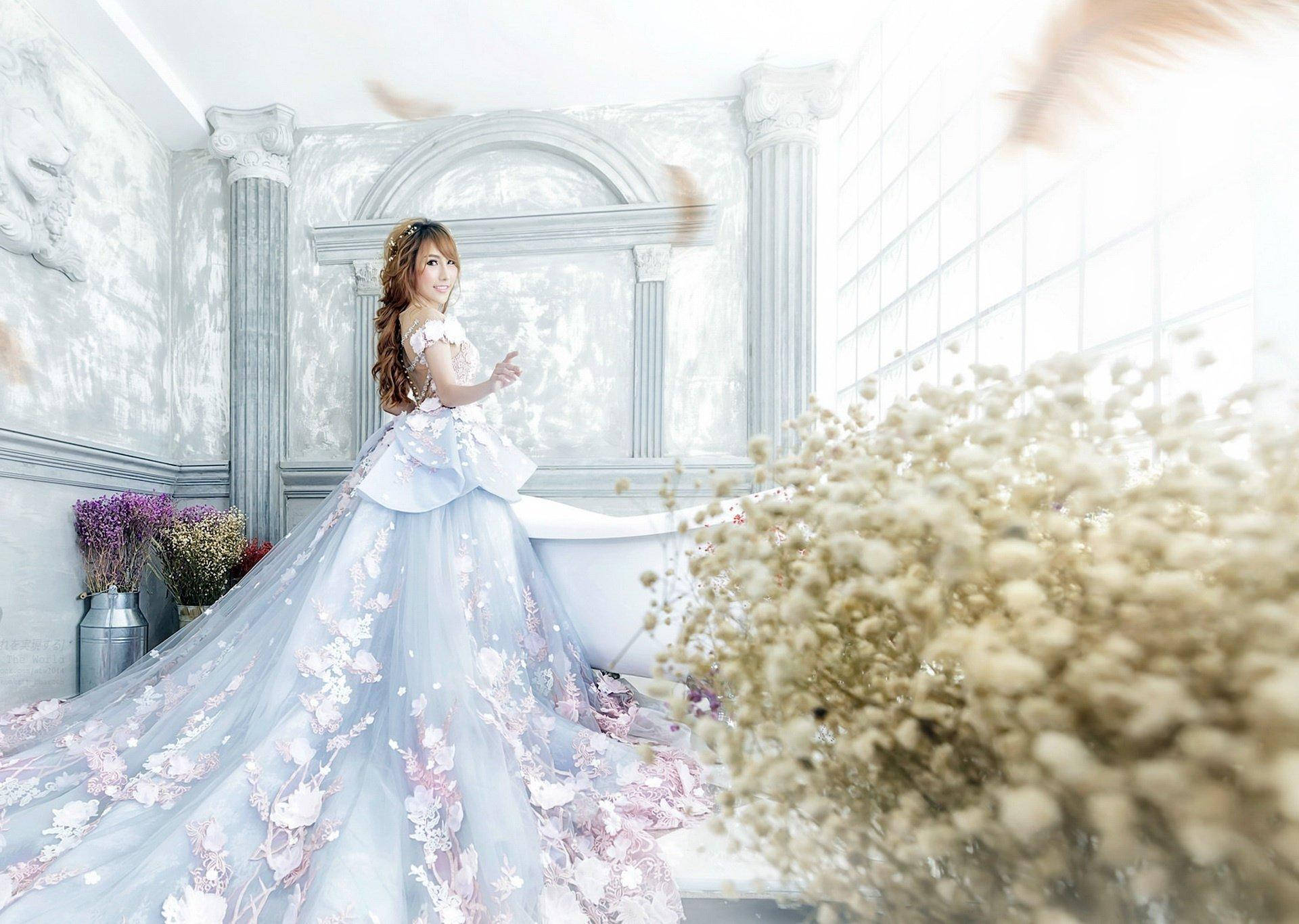 Download Graceful Bride On Her Special Day Wallpaper | Wallpapers.com