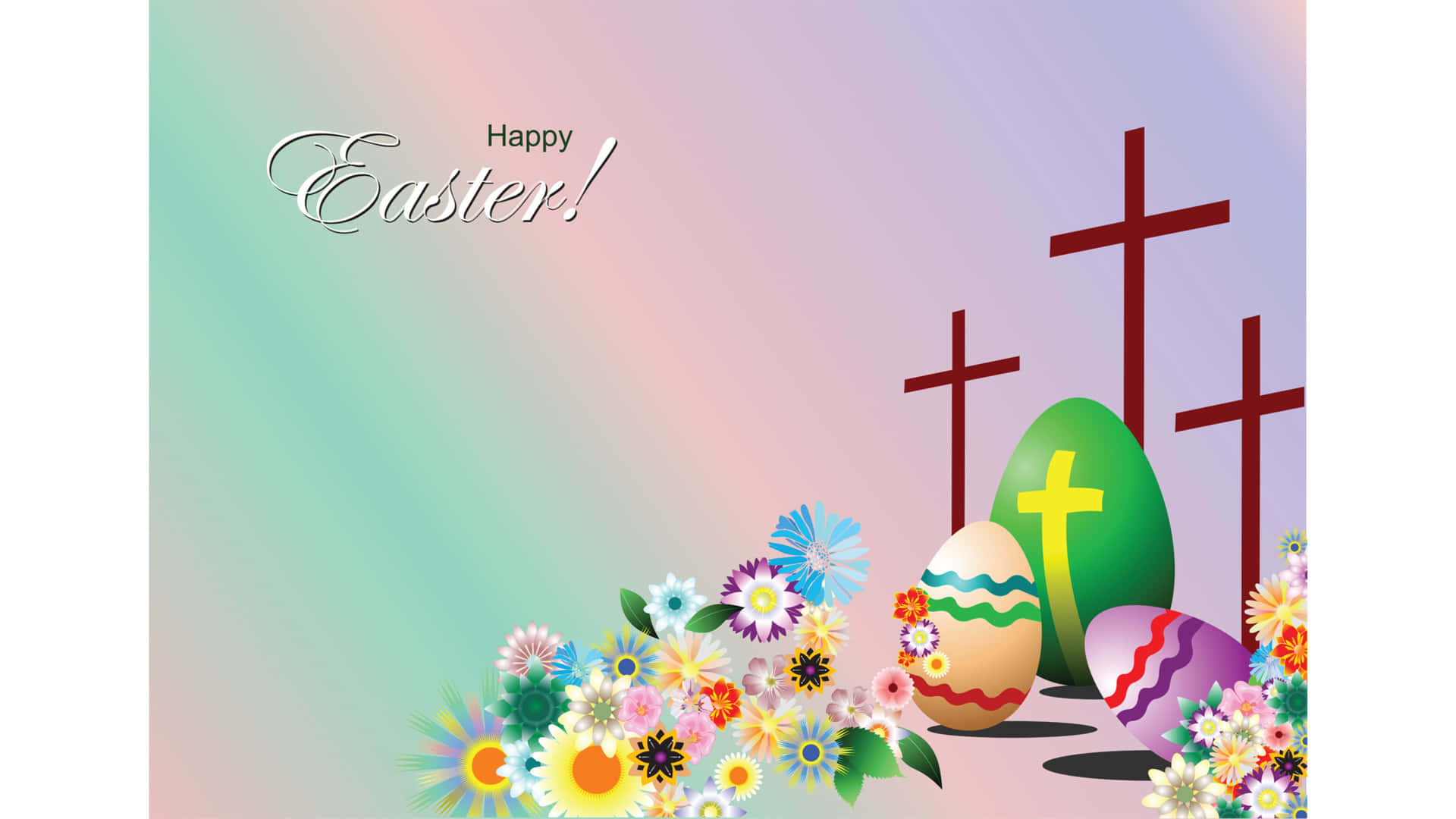 "graceful Display Of Easter Sunday Sunrise"