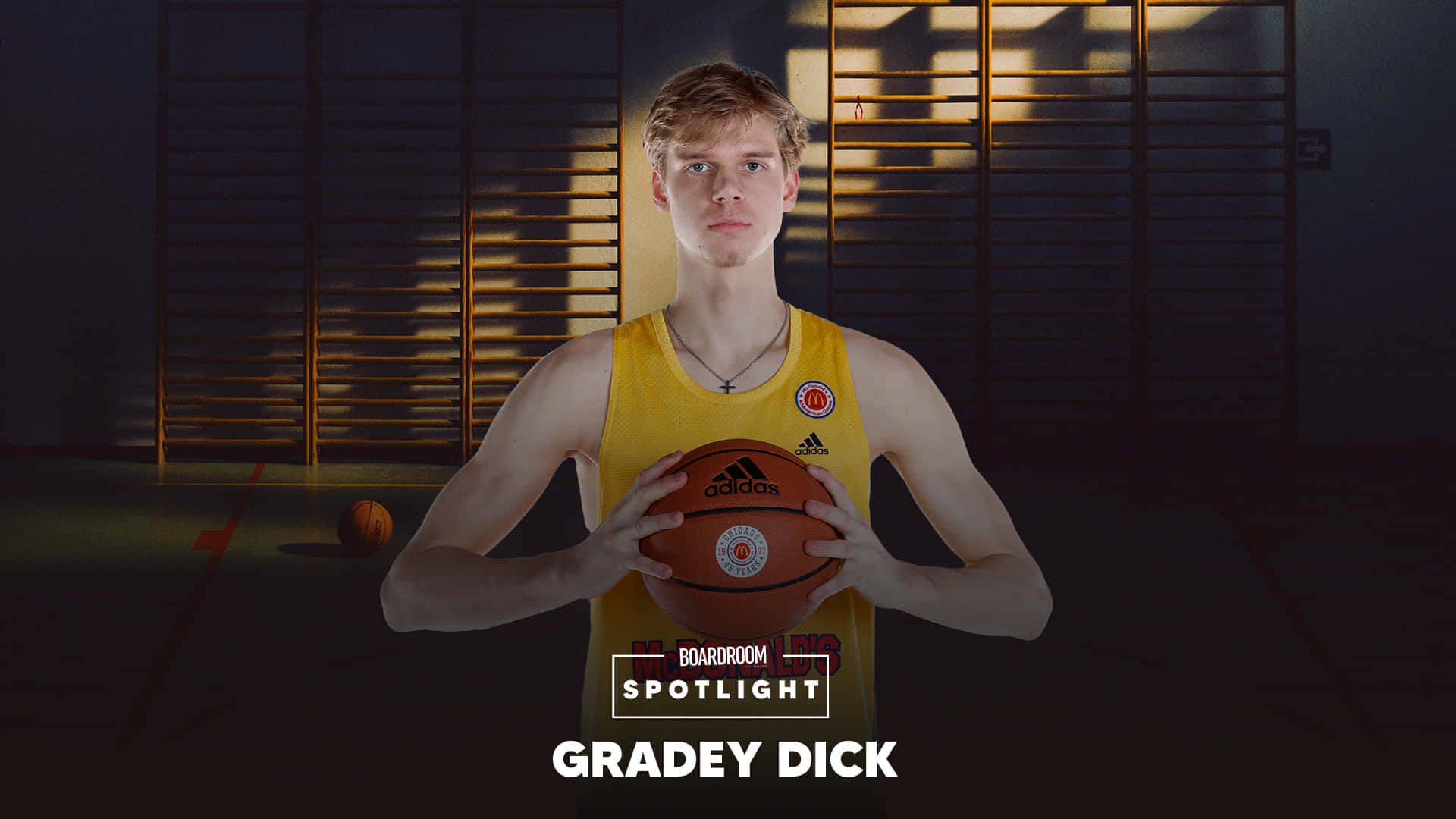 Gradey Dick Basketball Spotlight Wallpaper