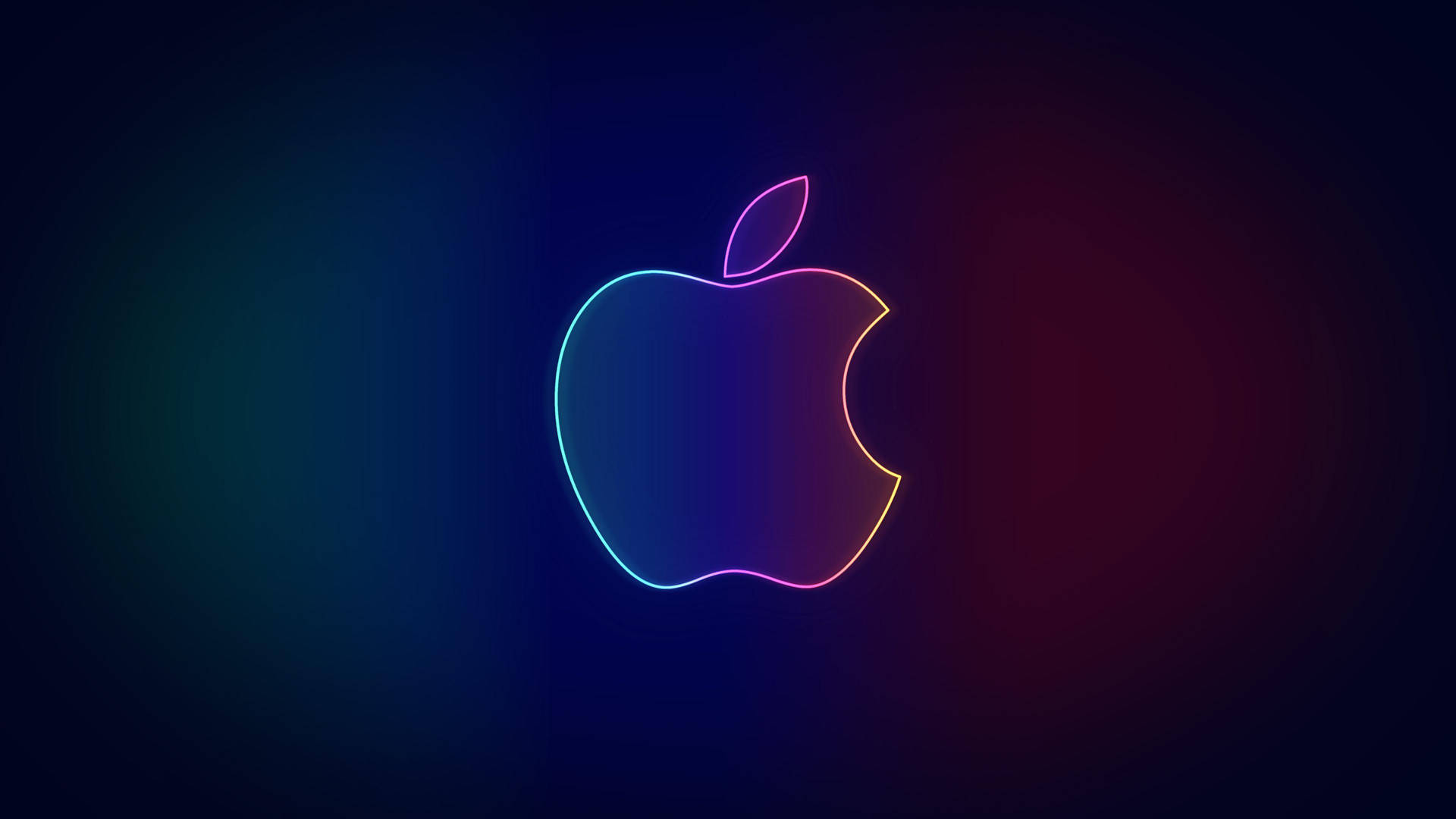 Gradient Apple Logo Picture