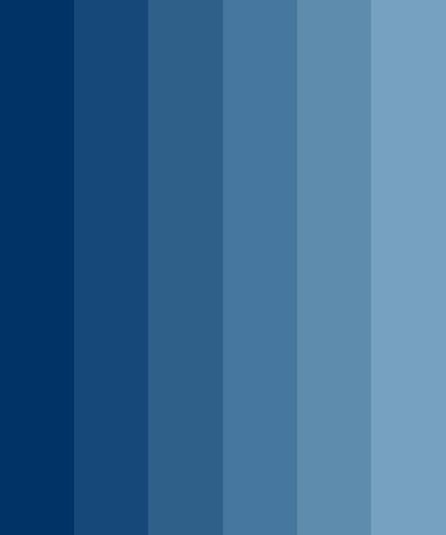 Vibrant blue gradient tones cascade over a vivid landscape