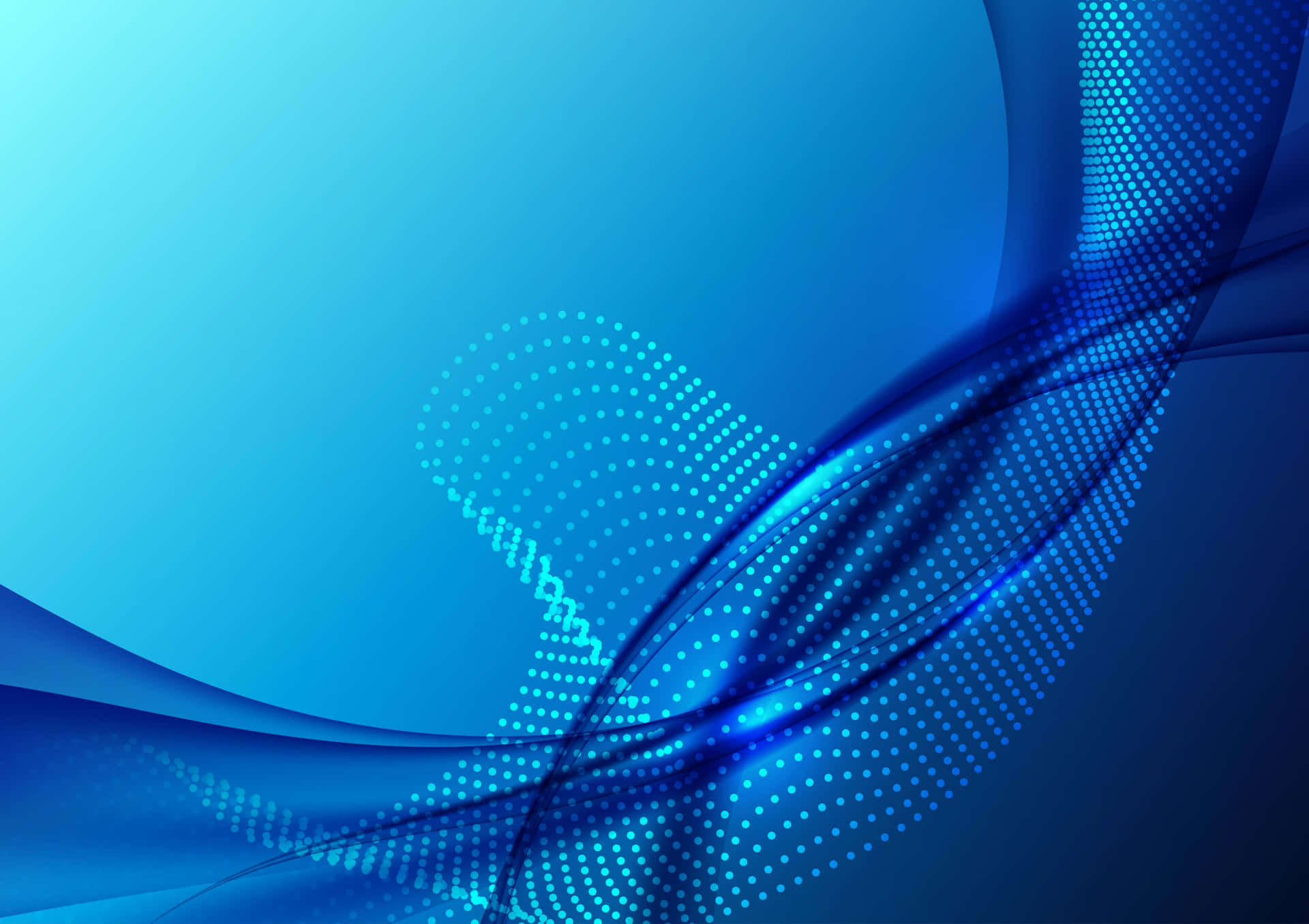Blue Abstract Background With A Wave Pattern