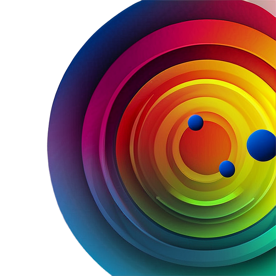 Gradient Circle Art Png Ljp PNG