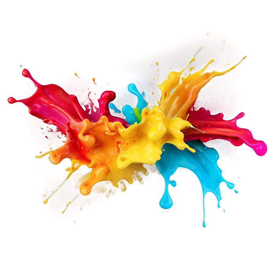 Gradient Color Splash Png 24 PNG