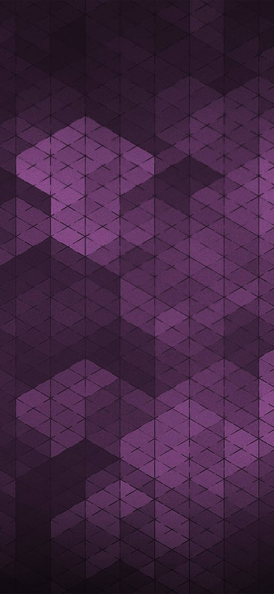 Gradient Dark Purple Grids Wallpaper