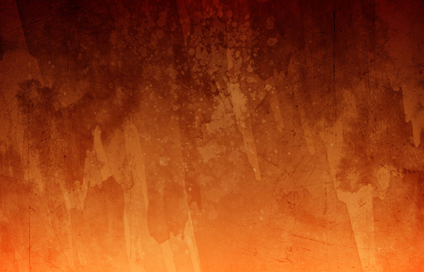 Gradient Orange Grunge Texture Wallpaper