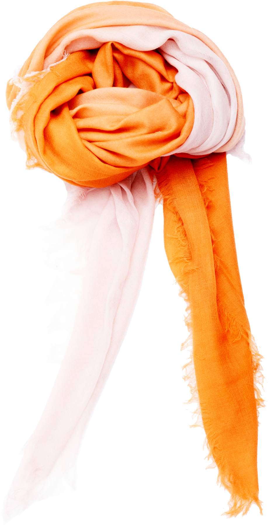 Gradient Persimmon Scarf PNG