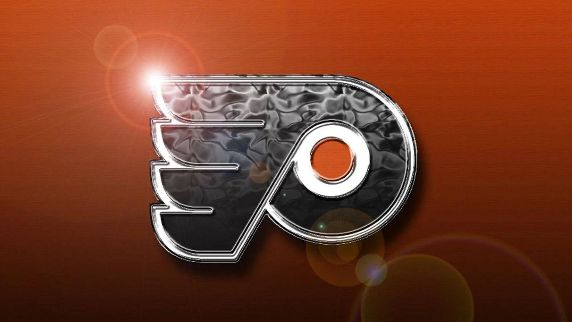 Gradient Philadelphia Flyers Logo Wallpaper