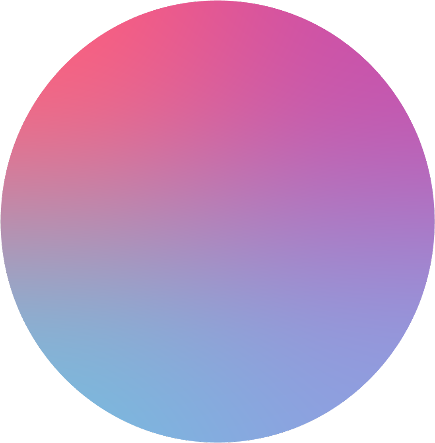 Gradient Pink Circle Background PNG
