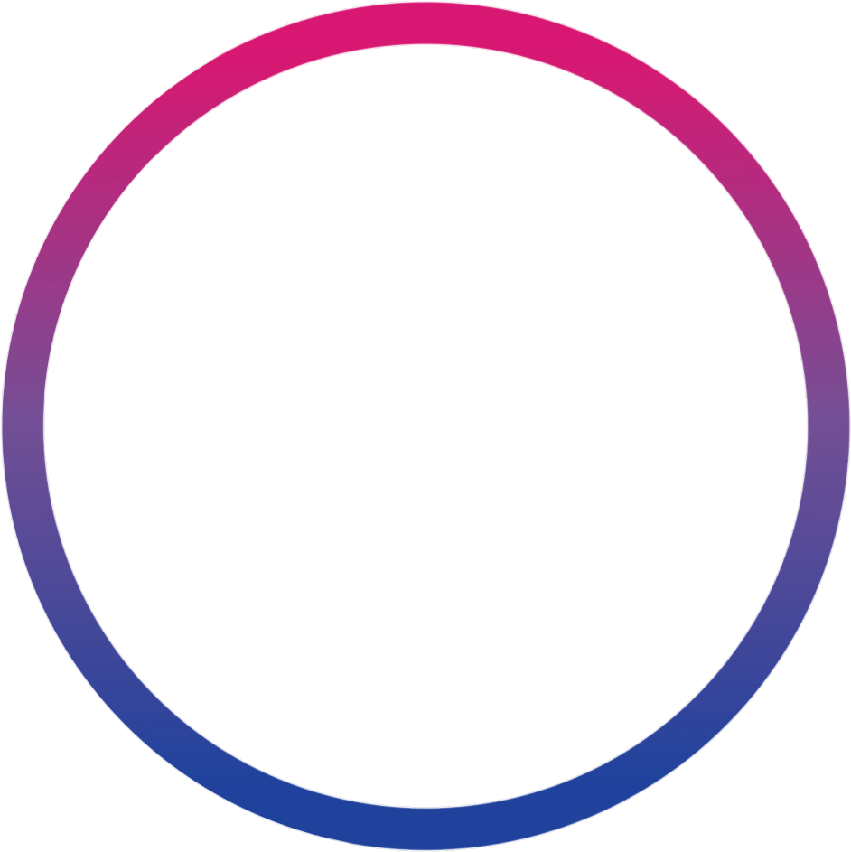 Gradient Pinkand Blue Circle PNG