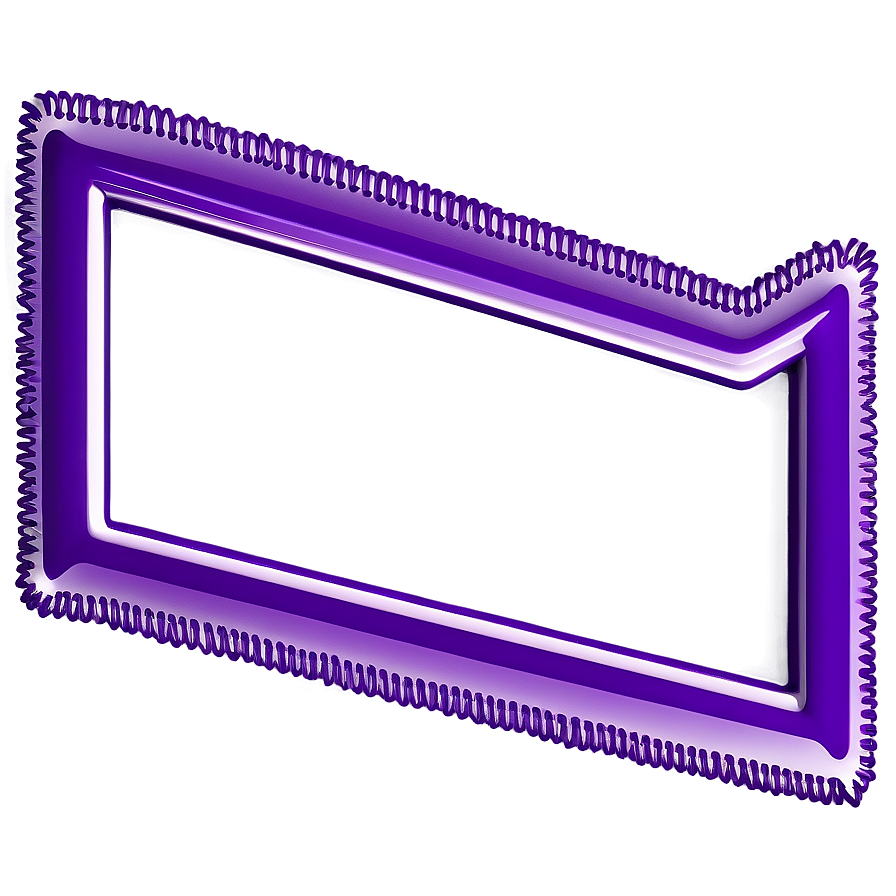 Gradient Purple Edge Border Png 16 PNG
