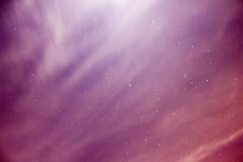 Gradient Purple Night Sky Wallpaper